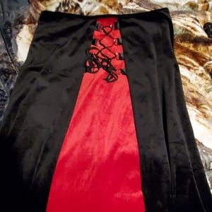 Black and red skirt